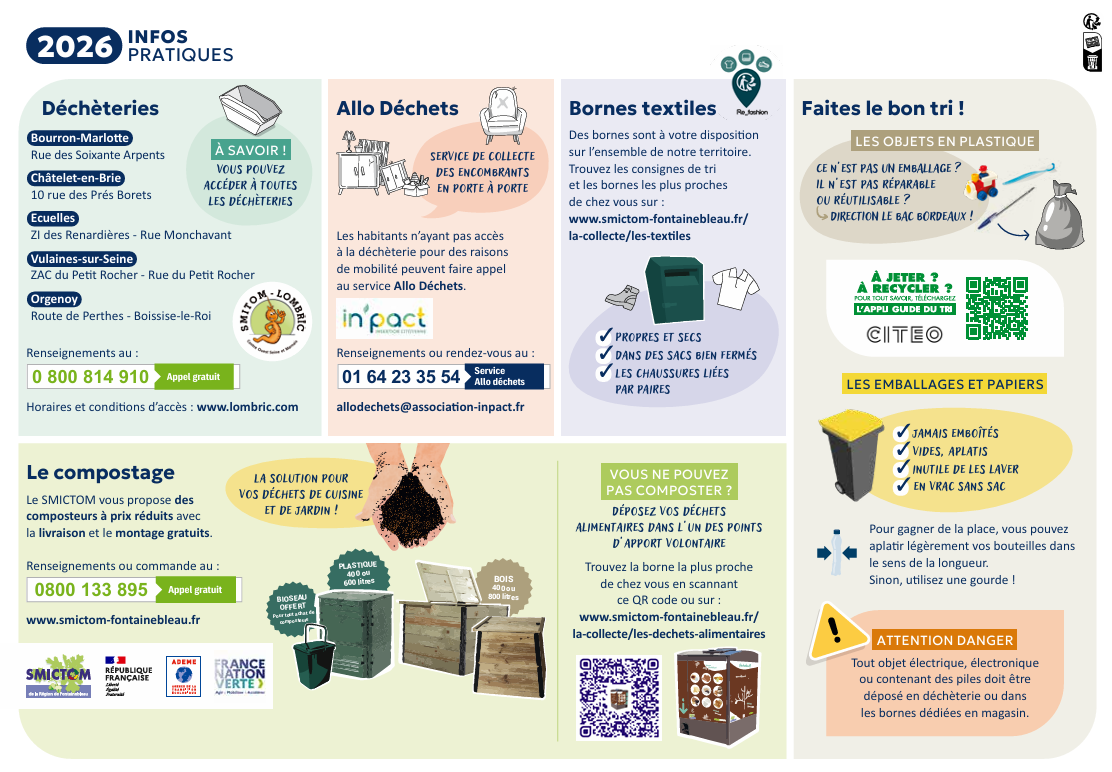 SMICTOM 2026 - info pratiques